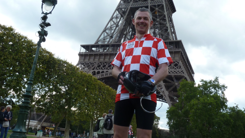 Mark at La Tour Eiffel